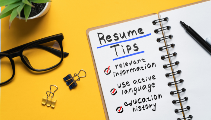 Infographic Resume Writing Tips for Non-Designers
